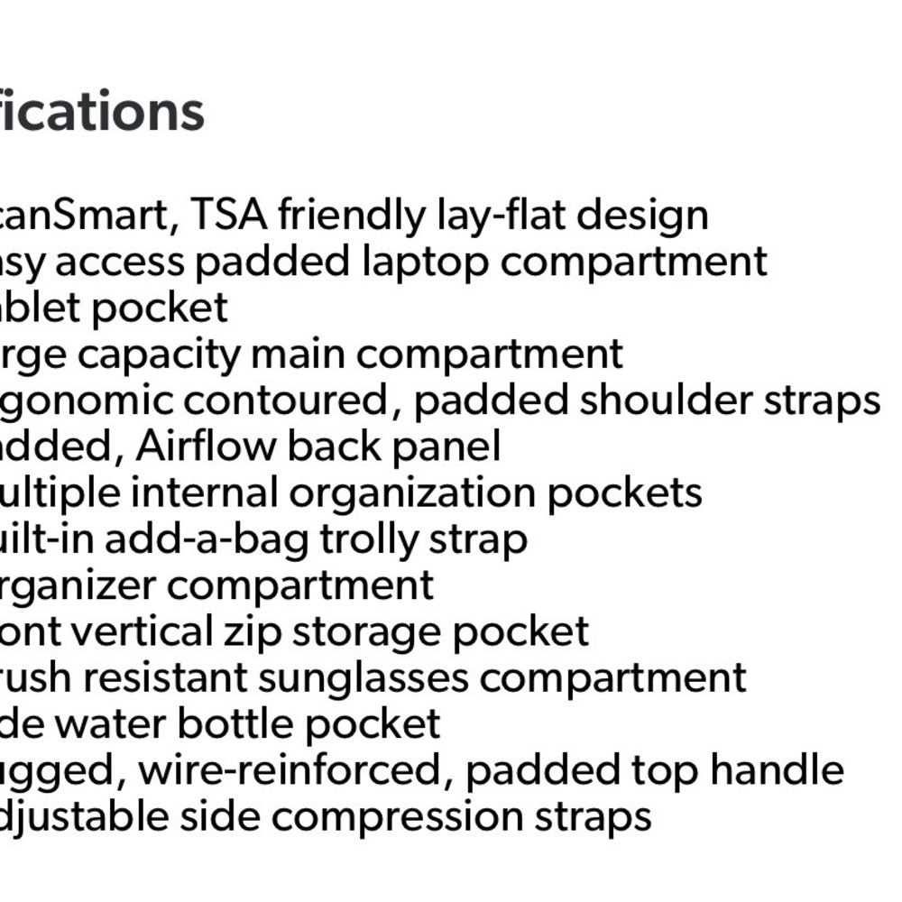 SwissGear Black Laptop Backpack, NWT - Picture 11 of 11